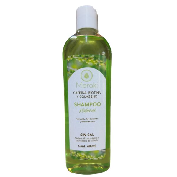 Shampoo Meraki con Cafeina